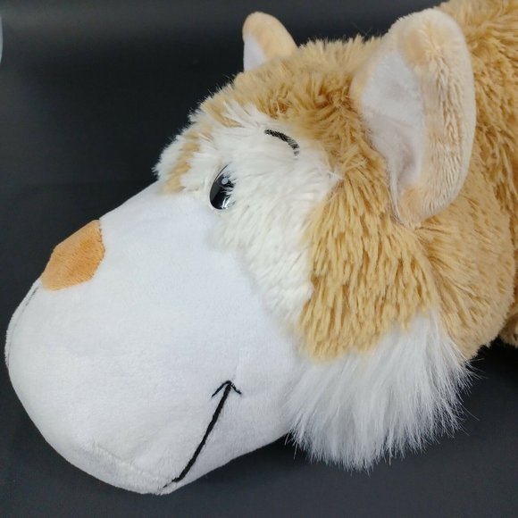 Flip A Zoo Hazel HUSKY + Urso POLAR BEAR 17" Stuffed Pillow Huggable Plushie Toy - Picture 3 of 12